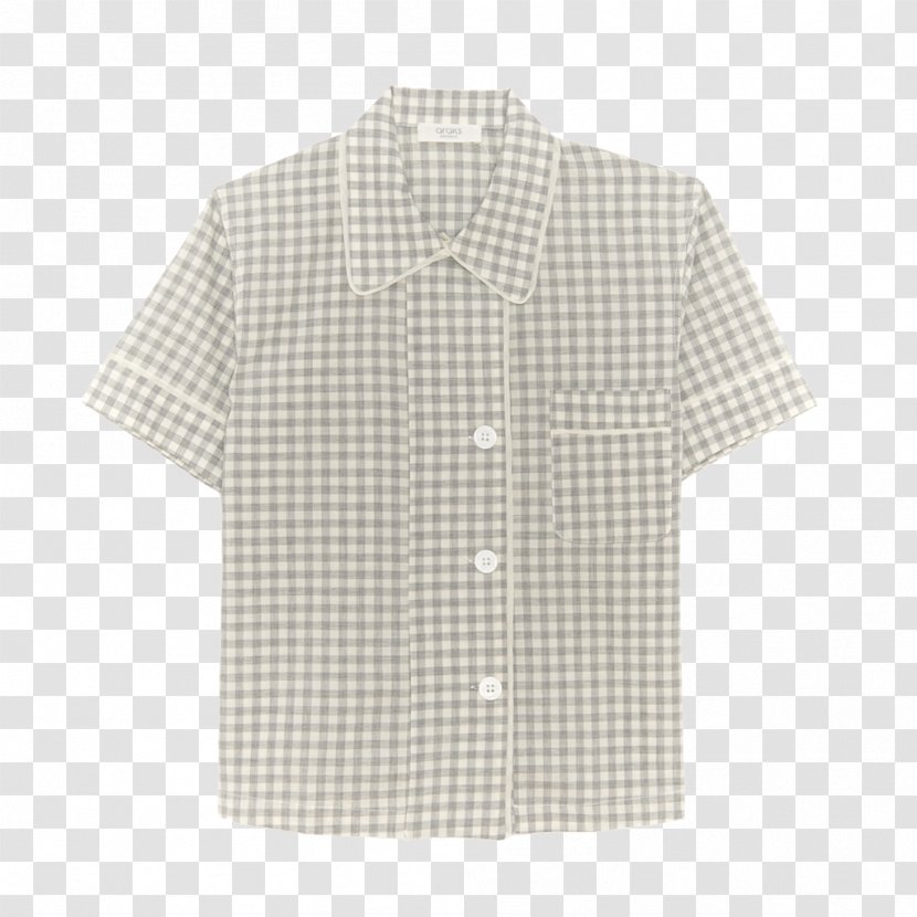 Printed T-shirt Sleeve Dress Shirt - Tshirt - Gingham Transparent PNG