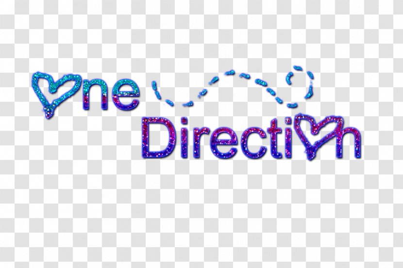 One Direction Text Musician Logo - Cartoon Transparent PNG