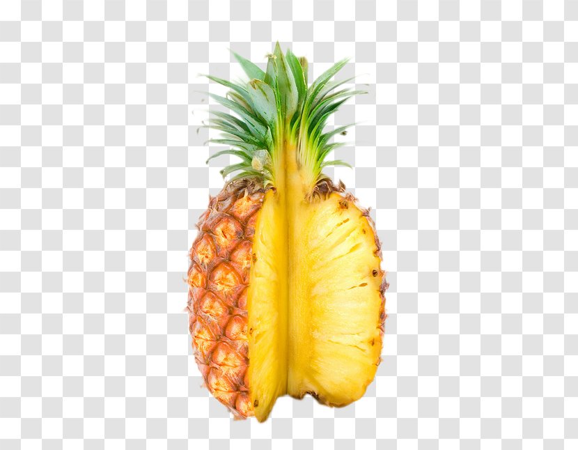 Juice Pineapple Fruit Vegetable Eating - Slice - Picture Of Transparent PNG