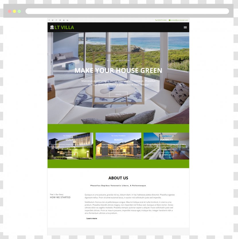 Brand Advertising Southern Ocean Lodge - Real Estate - Modern Resume Transparent PNG