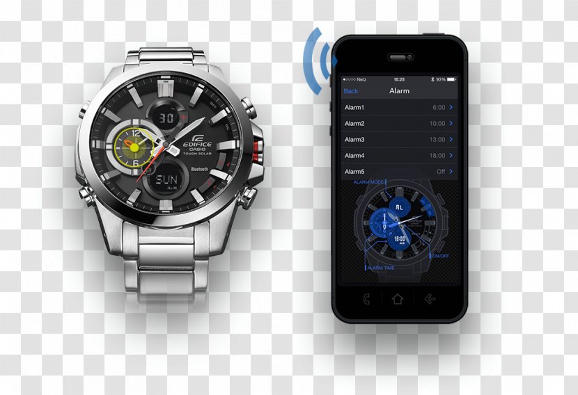 Casio Edifice Bluetooth Watch Smartphone - Mobile Phones - Illuminator Transparent PNG