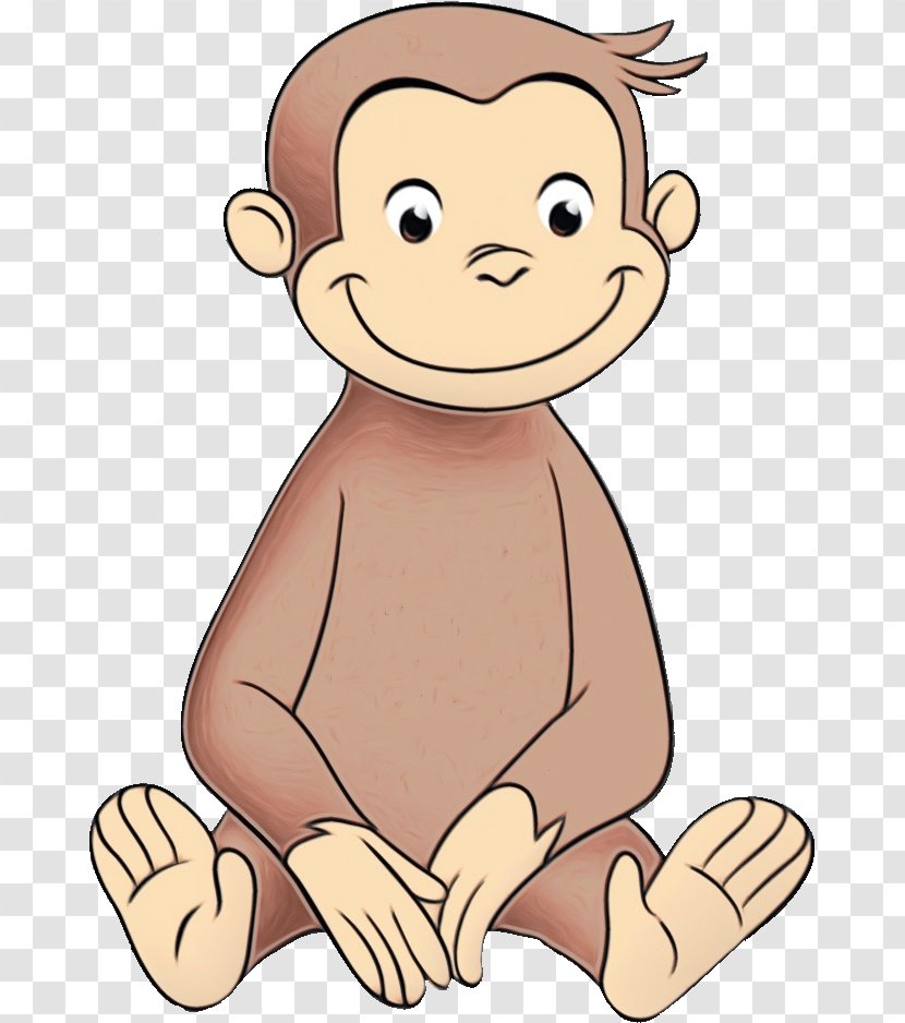 Cartoon Finger Human Hand Pleased - Old World Monkey Thumb Transparent PNG