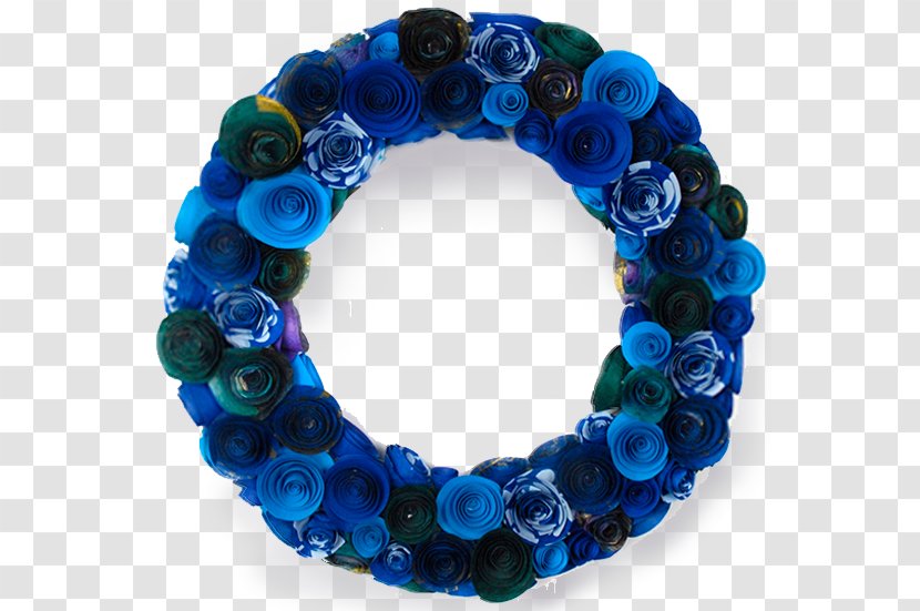 Bead Wreath - Cobalt Blue - Free Material Transparent PNG