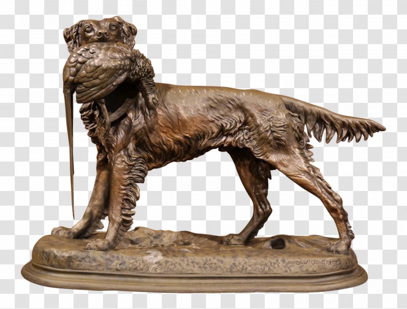 Bronze Sculpture Dog Breed Spelter Transparent PNG
