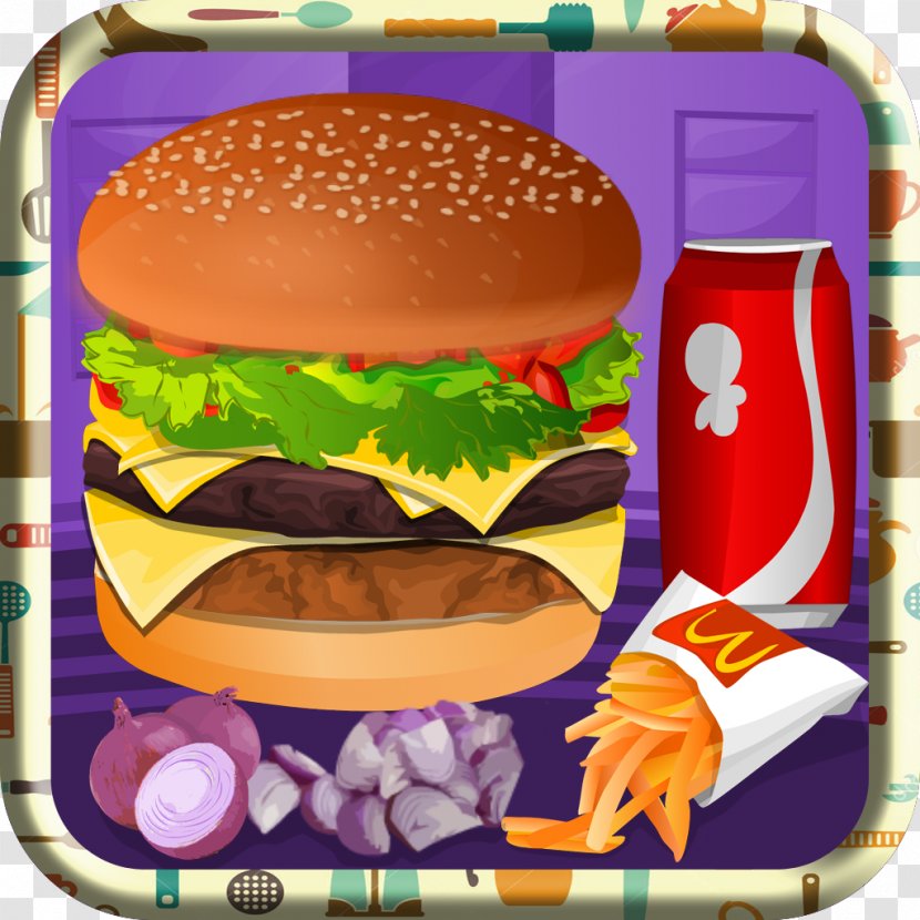 Hamburger Veggie Burger Cheeseburger Fast Food Junk - Dish - Chees Transparent PNG