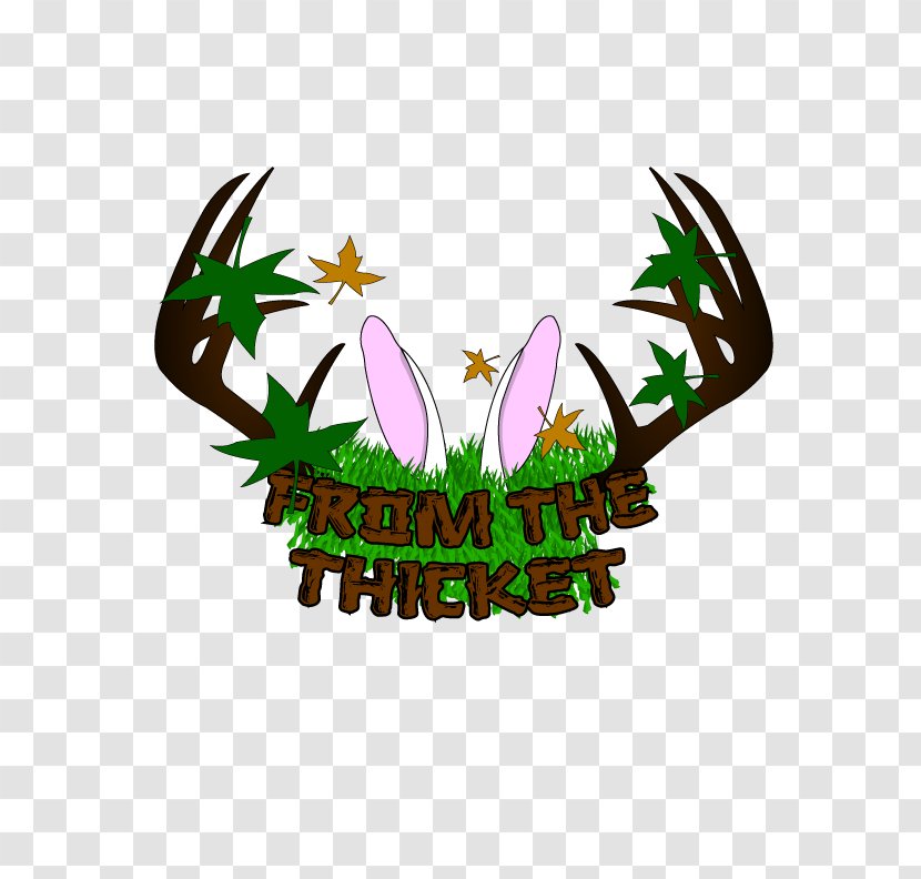 Leaf Antler Logo Clip Art Transparent PNG