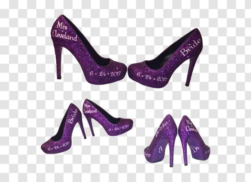 High-heeled Shoe Purple Court Peep-toe - Basic Pump Transparent PNG