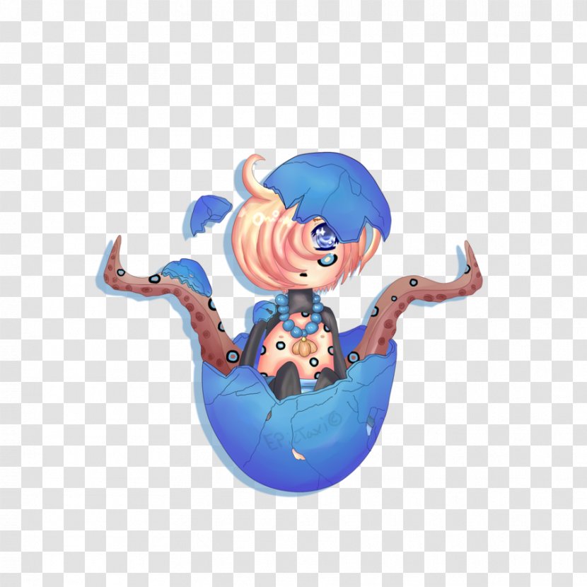 Octopus Cephalopod Figurine Turquoise - Hatching Transparent PNG
