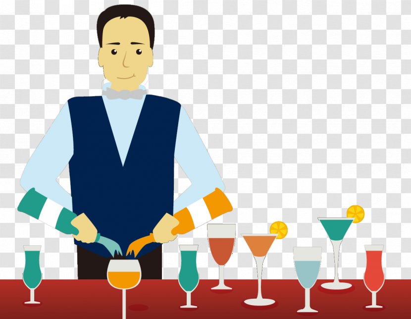 Cocktail Bartender Clip Art - Professional Transparent PNG