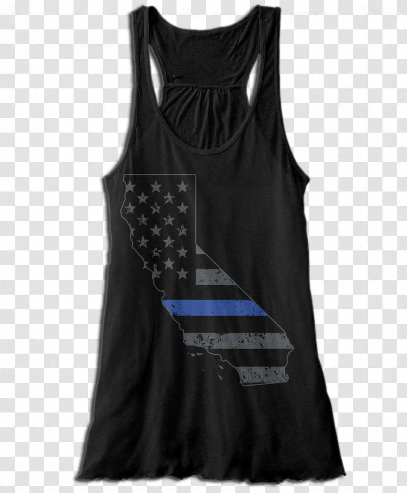 T-shirt Dallas Cowboys NFL Clothing - Active Tank - Thin Blue Line Transparent PNG