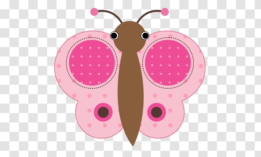 Butterfly Cartoon - Pink M - Pest Insect Transparent PNG