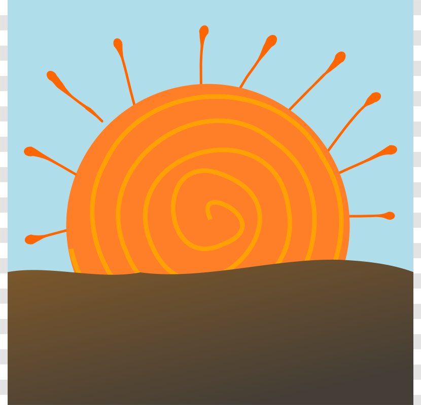 Sunrise Animation Clip Art - Sphere - Rising Cliparts Transparent PNG