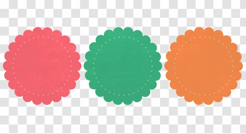 Color Circle Sticker Decoration - Orange - Product Transparent PNG