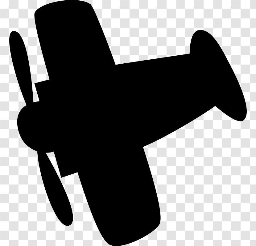 Airplane Silhouette Clip Art - Finger - Plane Transparent PNG