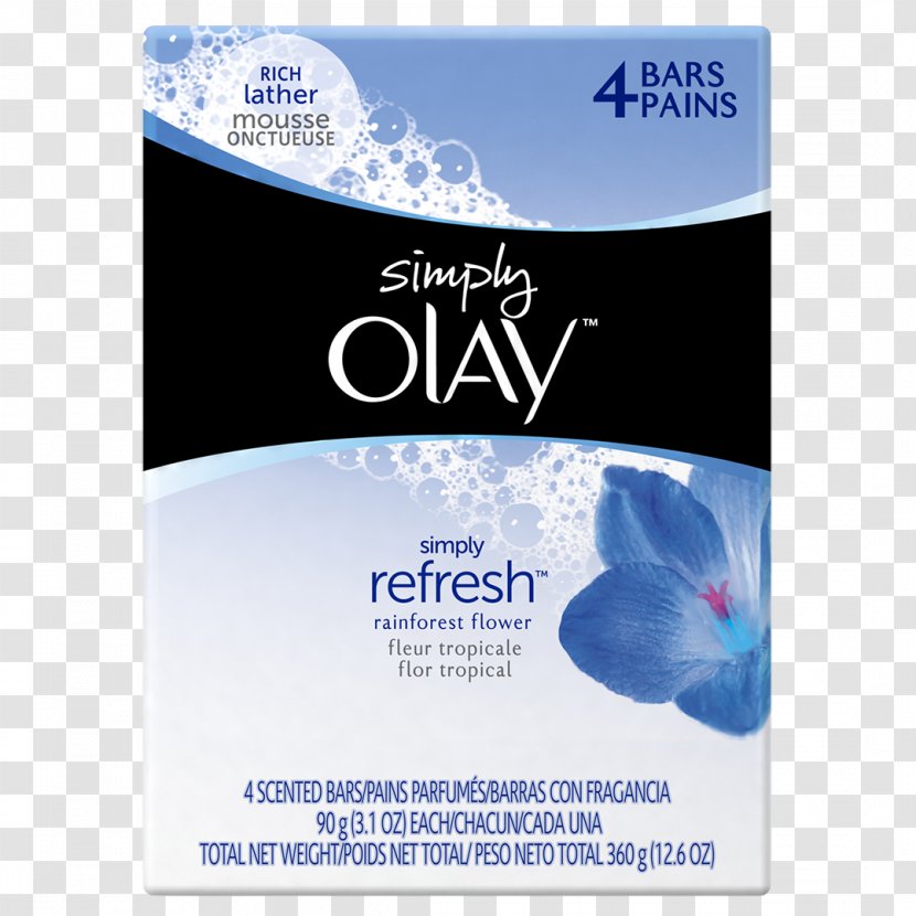 Soap Olay Shea Butter Brand Moisture - Blue Transparent PNG