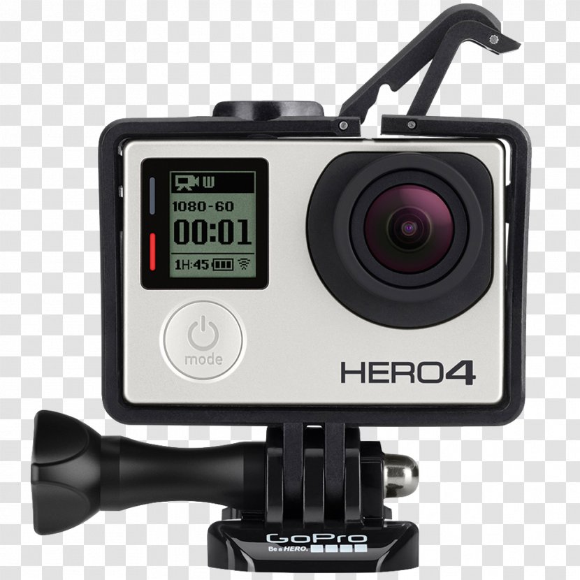 GoPro HERO4 Black Edition Silver Camera HERO5 - Gopro Hero4 Transparent PNG