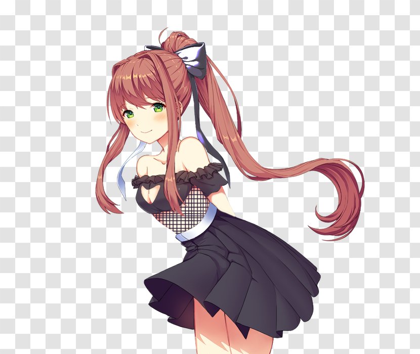 Doki Literature Club! Sprite Team Salvato Clothing - Silhouette Transparent PNG