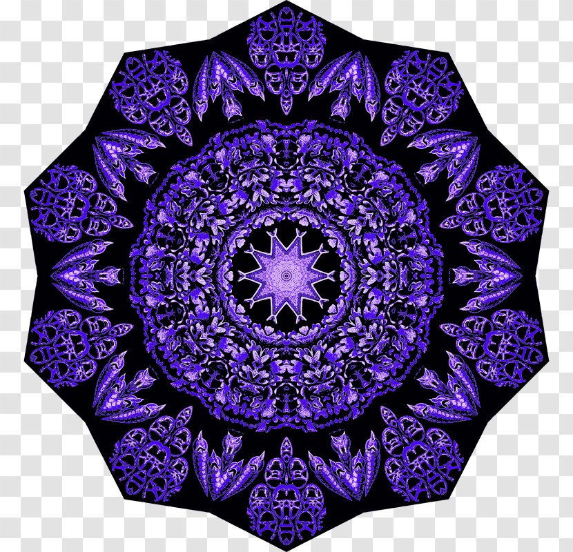 Purple Lavender Violet Lilac Blue - Mandala Transparent PNG
