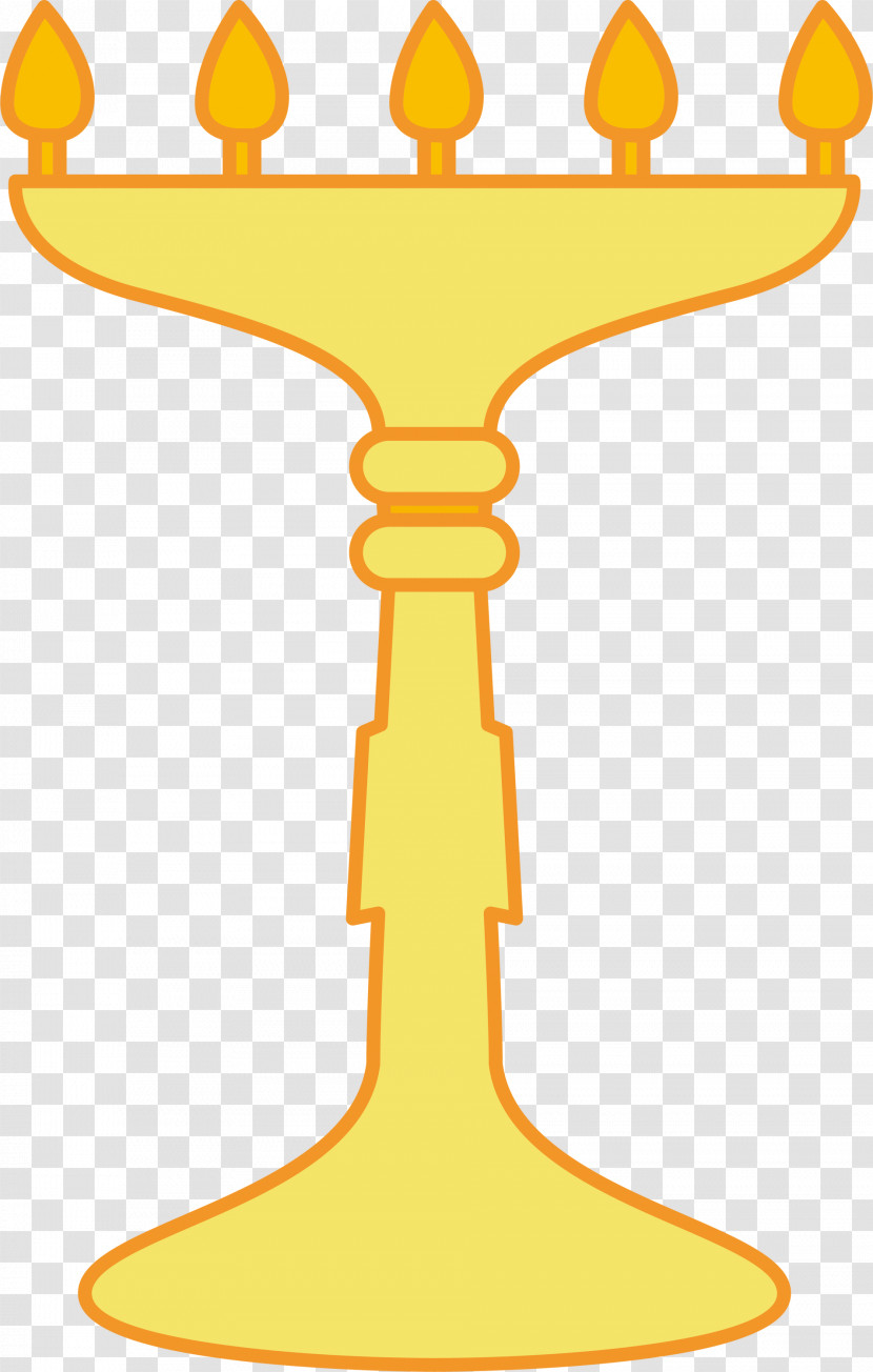 Candle Holder Yellow Meter Candle Candlestick Transparent PNG