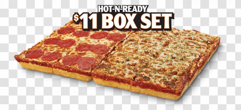 Sicilian Pizza Little Caesars Food - Cheese Bread Transparent PNG