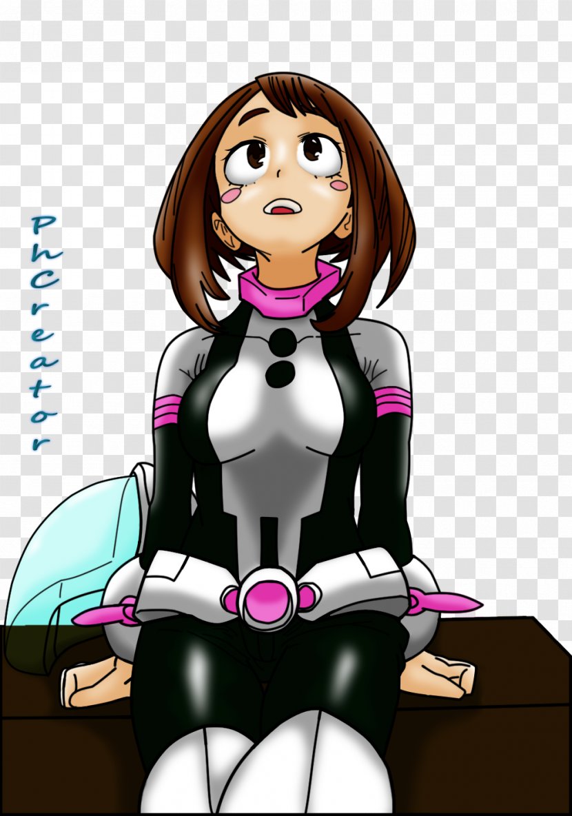 My Hero Academia DeviantArt Character All Might - Cartoon - Uraraka Transparent PNG