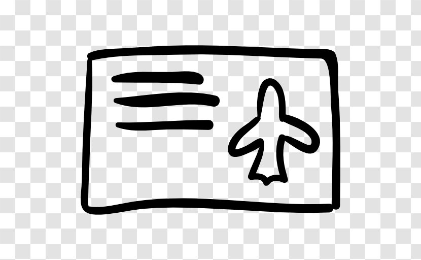 Airplane Flight Airline Ticket Drawing - Paper - Plane Thicket Transparent PNG