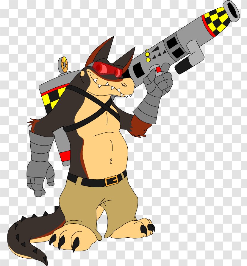 Dingodile Ripper Roo Crash Bandicoot - Carnivoran Transparent PNG