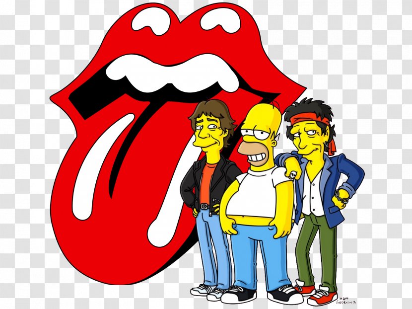 Homer Simpson Bart The Rolling Stones Musician Desktop Wallpaper - Flower - Homero Transparent PNG