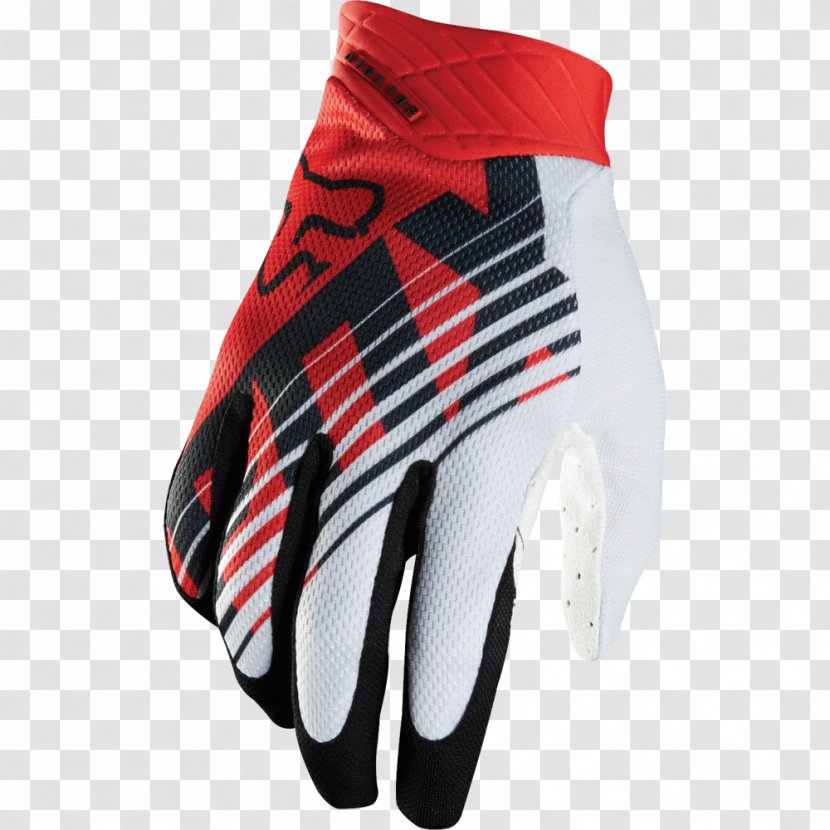 Fox Racing Cycling Glove Motorcycle - Gloves Transparent PNG