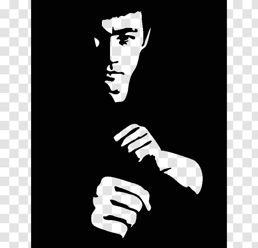 Wall Decal Sticker Polyvinyl Chloride Paper - Hand - Bruce Lee Transparent PNG