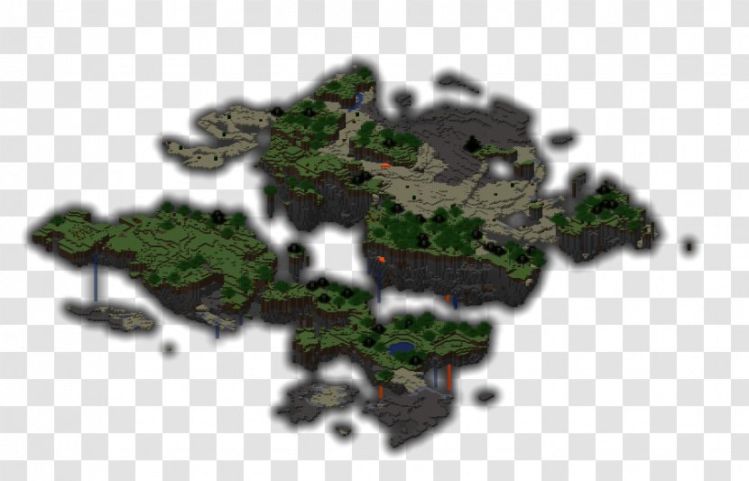 Minecraft Floating Island Survival Mod Transparent PNG