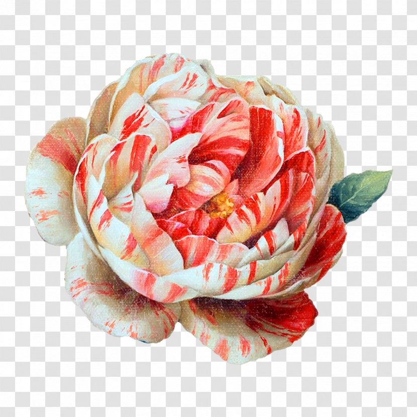 Art Painting Canvas Print - Floral Design - Flower Watercolor Transparent PNG