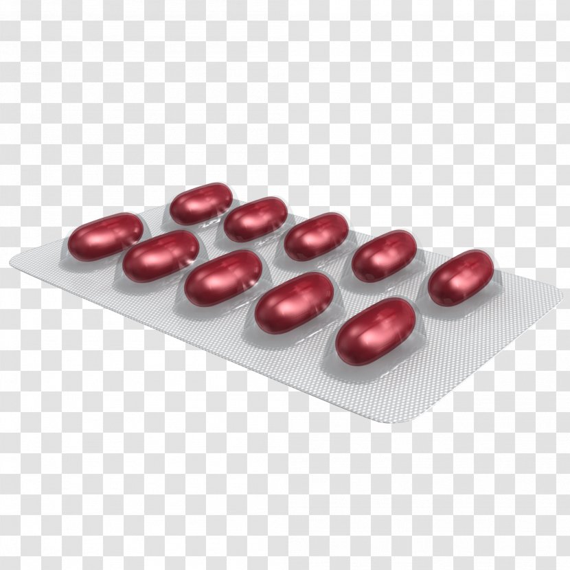 Pill Red Capsule Pharmaceutical Drug Transparent PNG