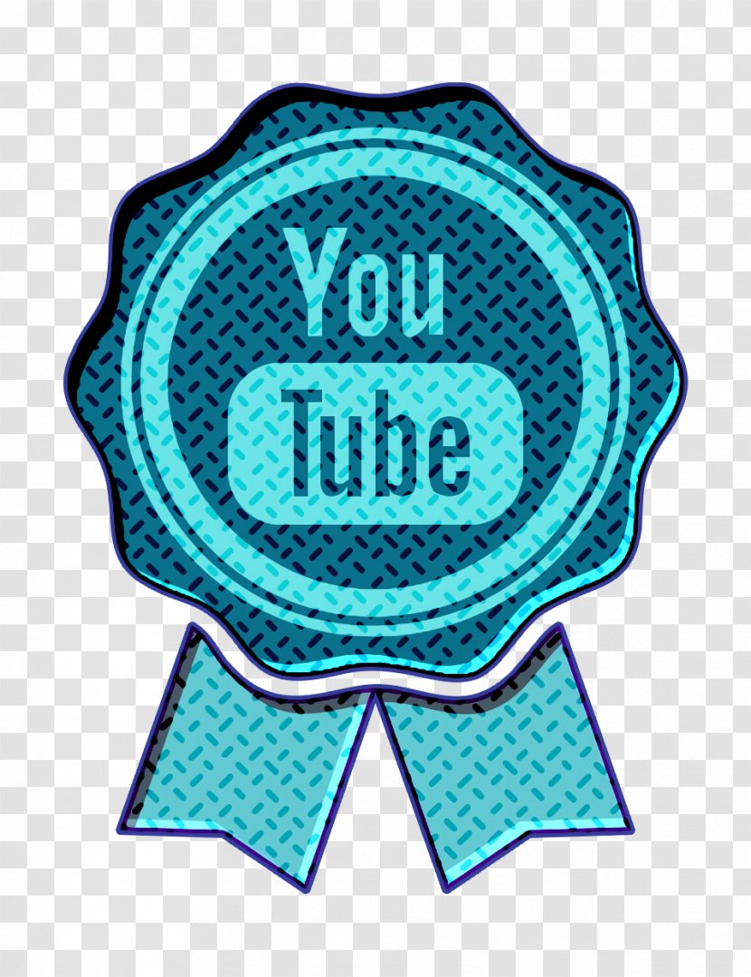Youtube Icon - Turquoise - Teal Aqua Transparent PNG