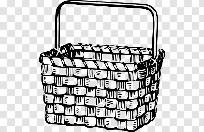 Picnic Baskets Clip Art - Home Accessories - Flower Rattan Title Box Transparent PNG
