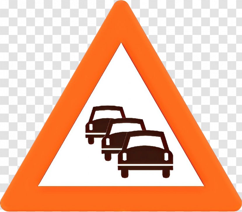 Traffic Sign Warning Light Congestion - Car Transparent PNG