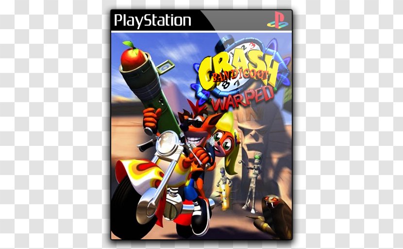 Crash Bandicoot: Warped PlayStation Bash Game - Art - Sfi Transparent PNG