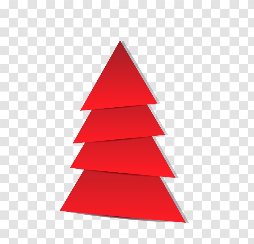 Christmas Tree Ornament Decoration Origami Transparent PNG