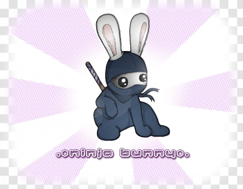 Rabbit Easter Bunny Desktop Wallpaper - Ninja Transparent PNG