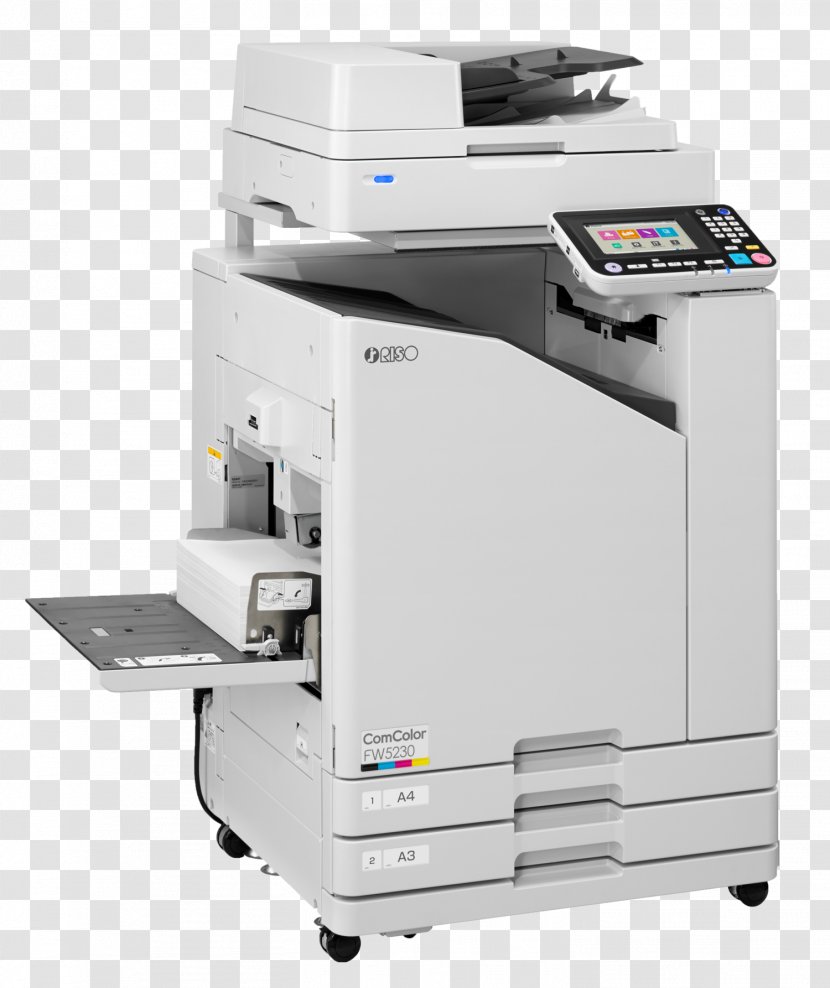 Risograph Riso Kagaku Corporation Digital Duplicator Printer Inkjet Printing - Dots Per Inch Transparent PNG