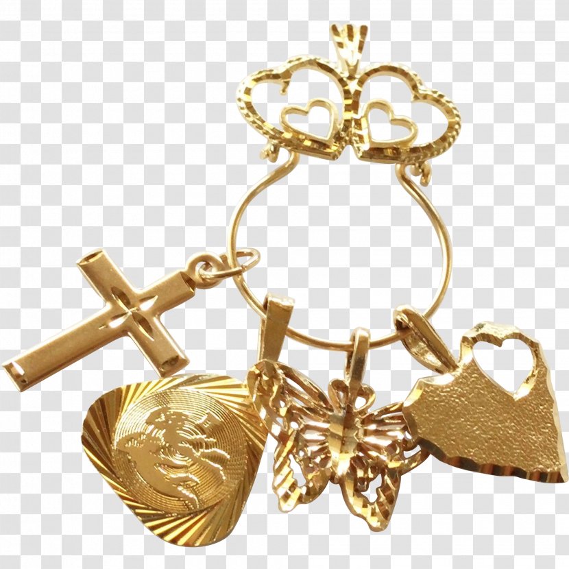 Gold Charms & Pendants Charm Bracelet Necklace Jewellery - Brass Transparent PNG