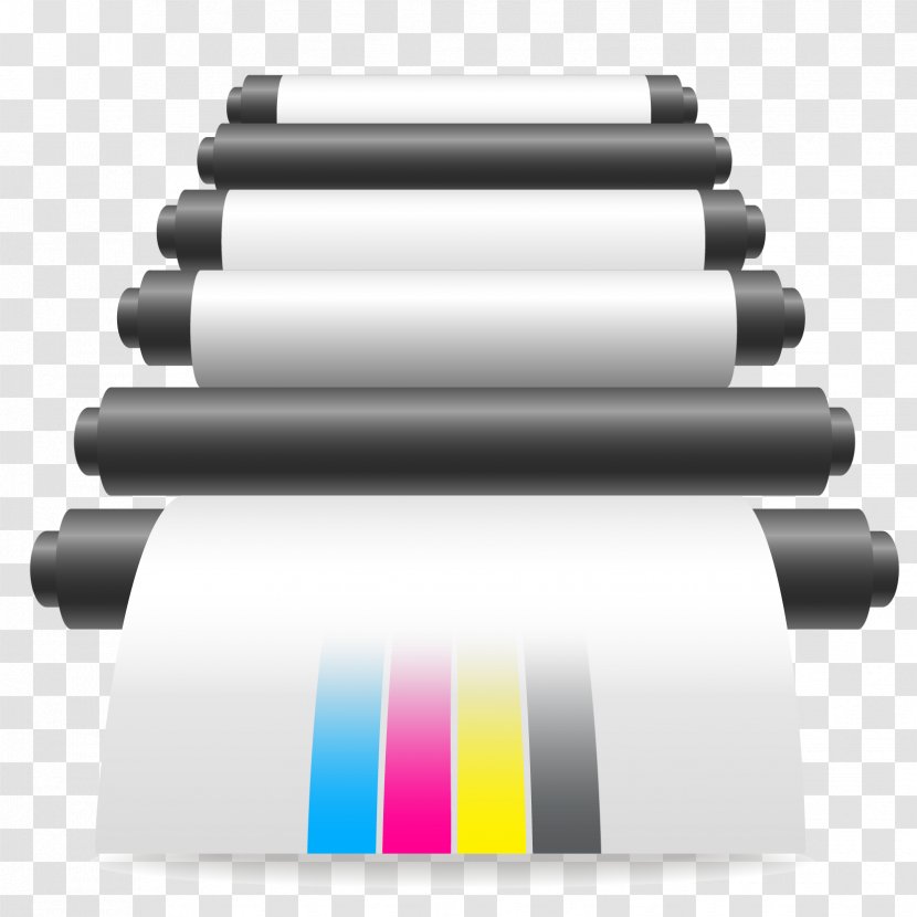 Paper Printing Printer Ink Cartridge Office Supplies - Stationery - Cmyk Transparent PNG