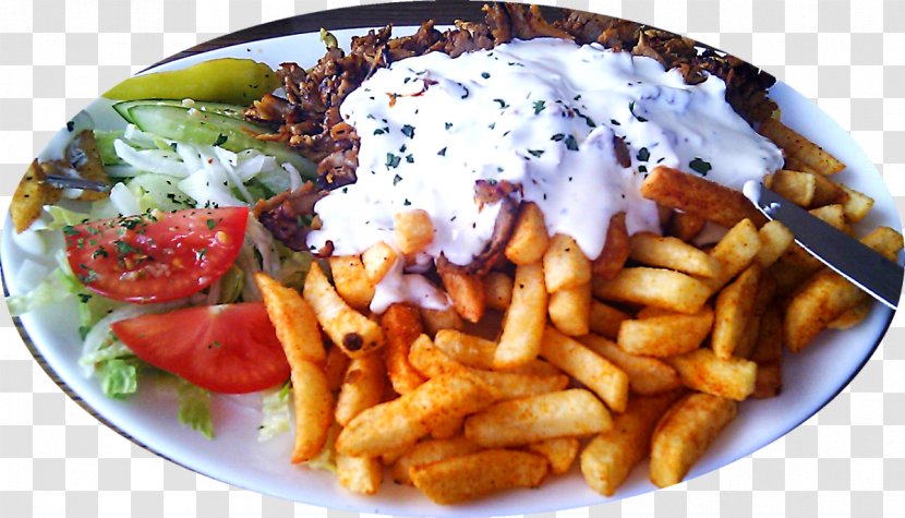 French Fries Gyro Kebab Pizza Fast Food Transparent PNG
