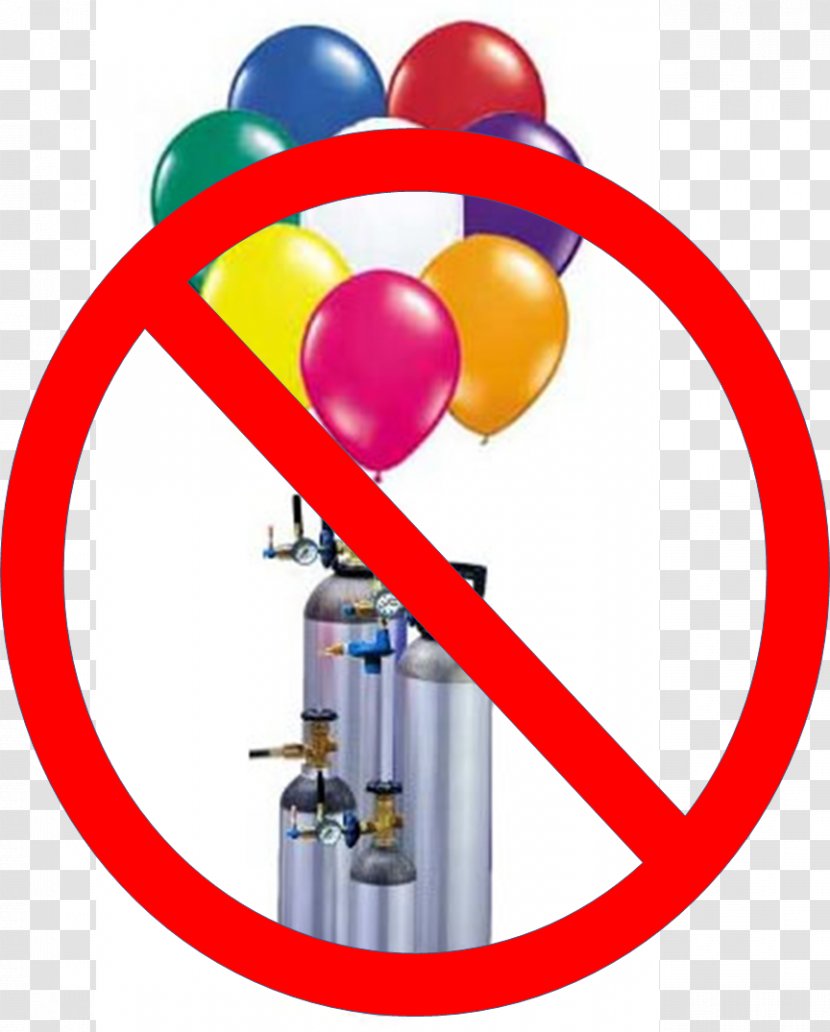 Gas Balloon Cylinder Helium - Compression Transparent PNG