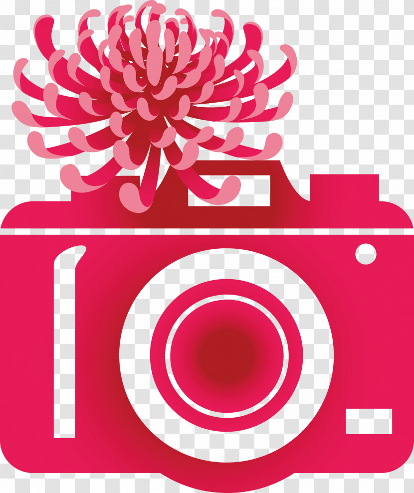 Camera Flower Transparent PNG