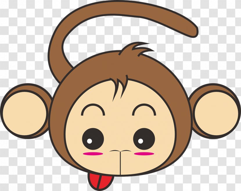 Monkey Cartoon - Tree Transparent PNG