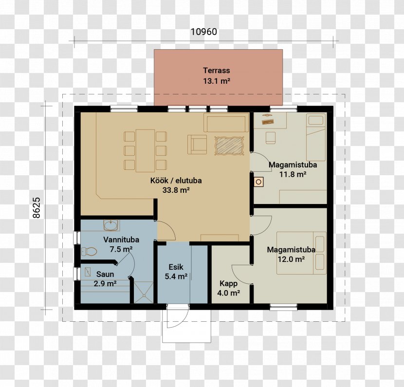 Floor Plan House Room Terrace Transparent PNG
