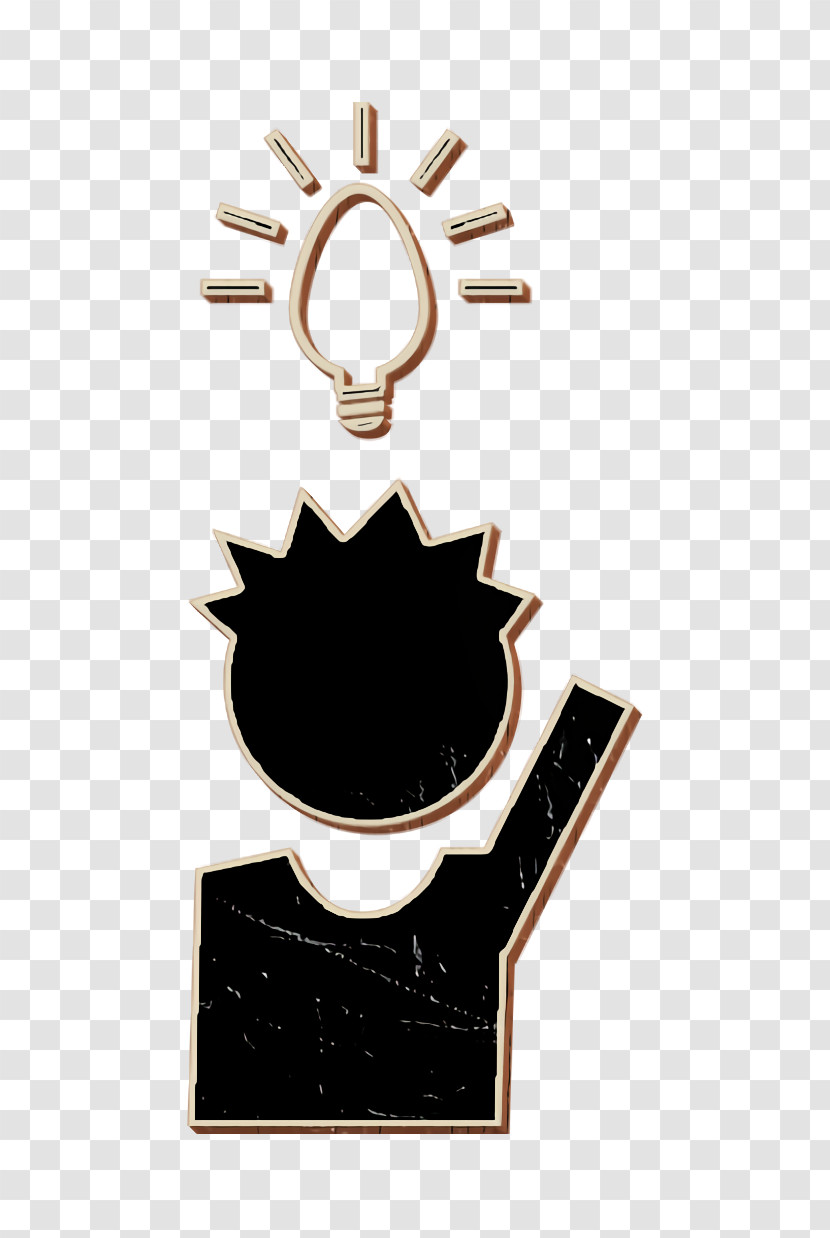 Education Icon Academic 2 Icon Student Boy With Creative Idea Icon Transparent PNG