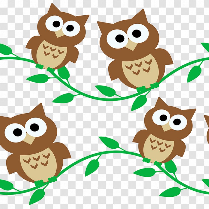 Owl Bird Animation Clip Art - Cartoon Vector Transparent PNG