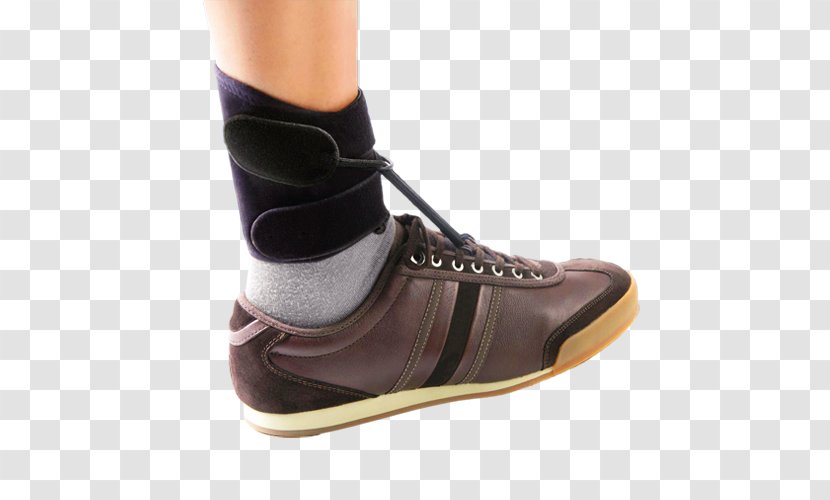 Ankle Foot Drop Orthotics Heel - Silhouette - Orthopedic Transparent PNG